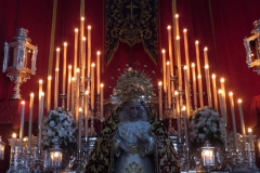Cereria_La_Esperanza_Sevillana-Altar de besamanos María Santísima del Amor. Beas (Huelva)